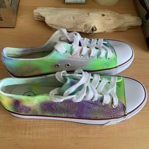 NWT handmade tie dye sneakers